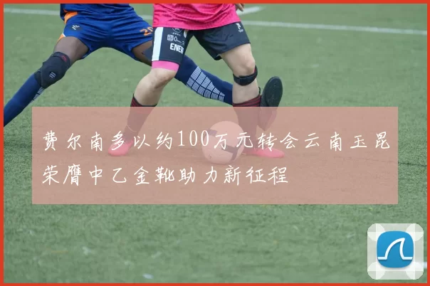 费尔南多以约100万元转会云南玉昆荣膺中乙金靴助力新征程