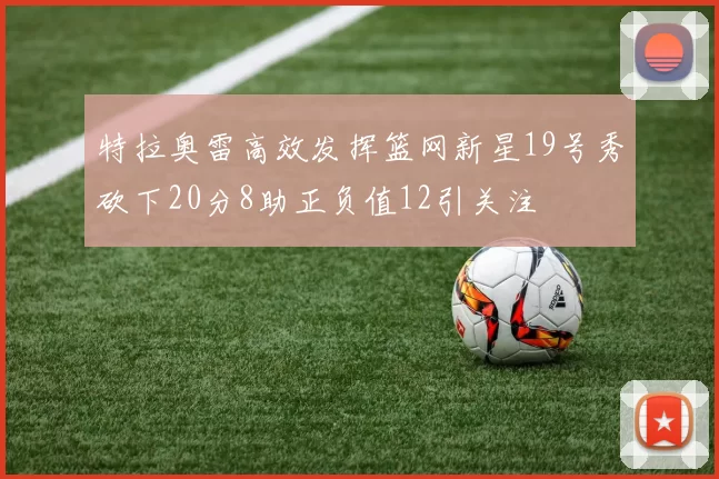 特拉奥雷高效发挥篮网新星19号秀砍下20分8助正负值12引关注